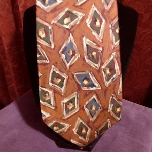 Robert Talbott || Brown Diamond Print Tie